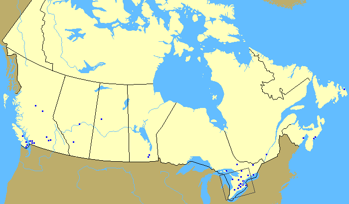 Canada Christadelphian Ecclesia Map