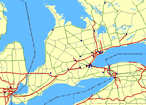 Ecclesias in the Southern Ontario area